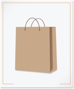 Paper Bags, Material Kraft Coklat