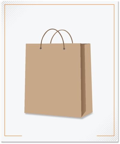 Paper Bags, Material Kraft Coklat